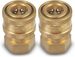 ESSENTIAL WASHER Brass 1/4" Female Quick Connect Fittings To Female NPT - Pressure Washer Couplers, 4200 PSI, 2 Pack_maomaolike.com