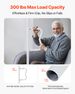 Floor-to-Ceiling Transfer Pole, Tension Mounted Bathroom Grab Bar With Anti-Slip Curve Handle, 300 Lbs Capacity Security Pole For Elderly, Ideal Senior Safety Pole For 7-10 Ft Ceilings, White_maomaolike.com