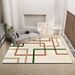 Living Room Rug Large Size Gorgeous Gold Frame Design Bedroom Rug Plush Thickened Machine Washable Thickened Underlay Interior Decorative Rug_maomaolike.com
