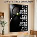 Tennis Motivational Quote Painting Poster, Sleek Dark-toned Tennis Racket & Ball Poster, Inspiring Encouraging Message Wall Decor For Gym, Sports_maomaolike.com