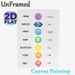 Chakra Themed Painting Poster, Vibrant Watercolor-style Chakra Symbols With Positive Affirmations Poster, Soothing Spiritual Decor Ideal For Yoga_maomaolike.com