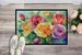 Roses In Watercolor Doormat Front Door Mat Indoor Outdoor Rugs For Entryway, Non Slip Washable Low Pile, 24H X 36W_maomaolike.com