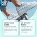 Jakehoe White Shoe Cleaning Cream, Clean Stains Shoes Dry Cleaning Agent Sports Shoes Wash Free Shoe Cleaner_maomaolike.com