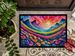Petunias In Color Doormat Front Door Mat Indoor Outdoor Rugs For Entryway, Non Slip Washable Low Pile, 24H X 36W_maomaolike.com
