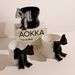 Ceramic Cup For Girls With High Appearance, Three-dimensional Bow, Mug, Water Cup, Household Coffee Cup_maomaolike.com