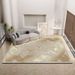 Living Room Rug Large Size Gorgeous Gold Frame Design Bedroom Rug Plush Thickened Machine Washable Thickened Underlay Interior Decorative Rug_maomaolike.com