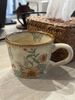 Antique Style Mug, Ceramic Coffee Cup, Exquisite Water Cup_maomaolike.com