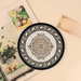 Placemat Bohemian Nordic Style Coaster Table Rubber Water Absorbent Non-Slip Insulation Bowl Plate Mat Heat Resistant_maomaolike.com