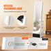 VEVOR Mirror Jewelry Cabinet 360° Swivel Standing Mirror With Storage White_maomaolike.com