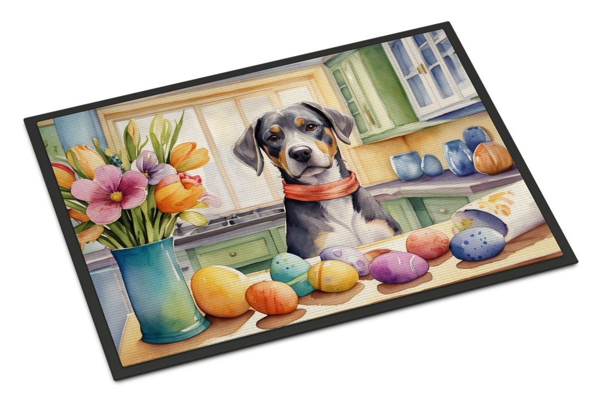 Decorating Easter Catahoula Doormat Front Door Mat Indoor Outdoor Rugs For Entryway, Non Slip Washable Low Pile, 24H X 36W_maomaolike.com