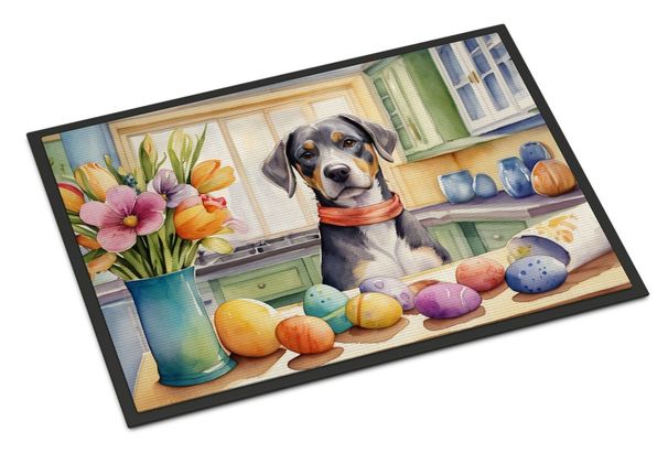 Decorating Easter Catahoula Doormat Front Door Mat Indoor Outdoor Rugs For Entryway, Non Slip Washable Low Pile, 24H X 36W_maomaolike.com