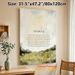 Spanish Psalm 23 Painting Poster, Soft Watercolor Pastoral Wildflower Field Poster, Soothing Spiritual Verse Decor For Home And Prayer Space_maomaolike.com