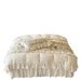 Nordic French Boho French-style Vintage Winter Thickened Milk Four-piece Set, Princess-style Double-sided Plush Lace_maomaolike.com