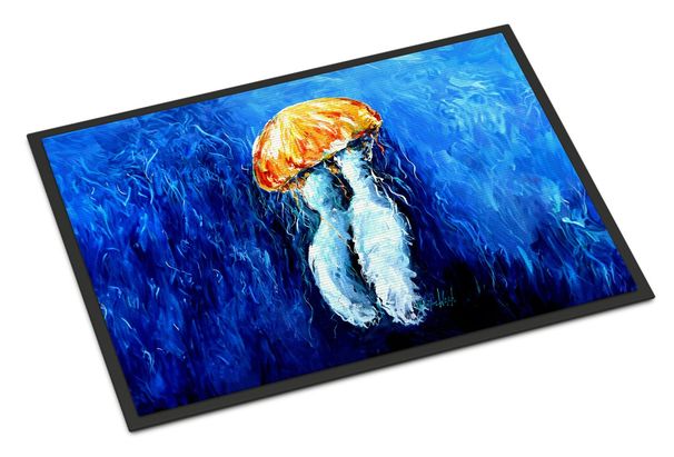 Fanta Sea Jellyfish Doormat Front Door Mat Indoor Outdoor Rugs For Entryway, Non Slip Washable Low Pile, 24H X 36W_maomaolike.com