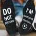 Unisex FOOTBALL socks DO NOT DISTURB WATCHING FOOTBALL socks Mid-tube socks Neutral socks_maomaolike.com