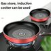 24cm Cast Iron Non Stick Frying Pan, Easy Clean Reduced Smoke Skillet, No Burn Food Release, Heavy Gauge Base Fast Even Heat, Gas And Induction Hob_maomaolike.com