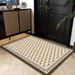 Living Room Rug,Large Rug,Oversized, Gold Leaves Design,Bedroom Rug,Soft And Thick, Machine Washable, Thickened Rug, Bedside Rug,Decorative Indoor Rug_maomaolike.com