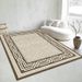 Living Room Rug,Large Rug,Oversized, Gold Leaves Design,Bedroom Rug,Soft And Thick, Machine Washable, Thickened Rug, Bedside Rug,Decorative Indoor Rug_maomaolike.com