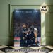 Ice Hockey Celebration Painting Poster, Warm Emotional Arena Scene Poster, Captures Genuine Sports Camaraderie, Ideal For Game Rooms, Sports Bars And_maomaolike.com