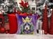 Bergamasco Sheepdog King Of Mardi Gras Throw Pillow Machine Washable, Indoor Outdoor Decorative Pillow For Couch, Bed Or Patio, 18Hx18W_maomaolike.com