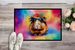 Hippie Animal Guinea Pig Doormat Front Door Mat Indoor Outdoor Rugs For Entryway, Non Slip Washable Low Pile, 24H X 36W_maomaolike.com