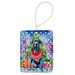 Great Dane Christmas Porcelain Ornament Christmas Tree Hanging Decorations For Home Christmas Holiday, Rectangle, Gift, Multicolor_maomaolike.com