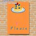 Waffle Dessert Painting Poster, Warm Hand-drawn Style Poster, Cute Waffle With Cherry And Blueberries Design Brings Cozy Vibe, Ideal For Kitchen And_maomaolike.com