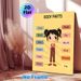 Body Parts Painting Poster, Vibrant Cartoon-style Labeled Human Body Parts Poster, Educational Visual Aid Ideal For Learning Spaces And Home Study_maomaolike.com