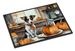 Jack Russell Terrier Fall Kitchen Pumpkins Doormat Front Door Mat Indoor Outdoor Rugs For Entryway, Non Slip Washable Low Pile, 24H X 36W_maomaolike.com
