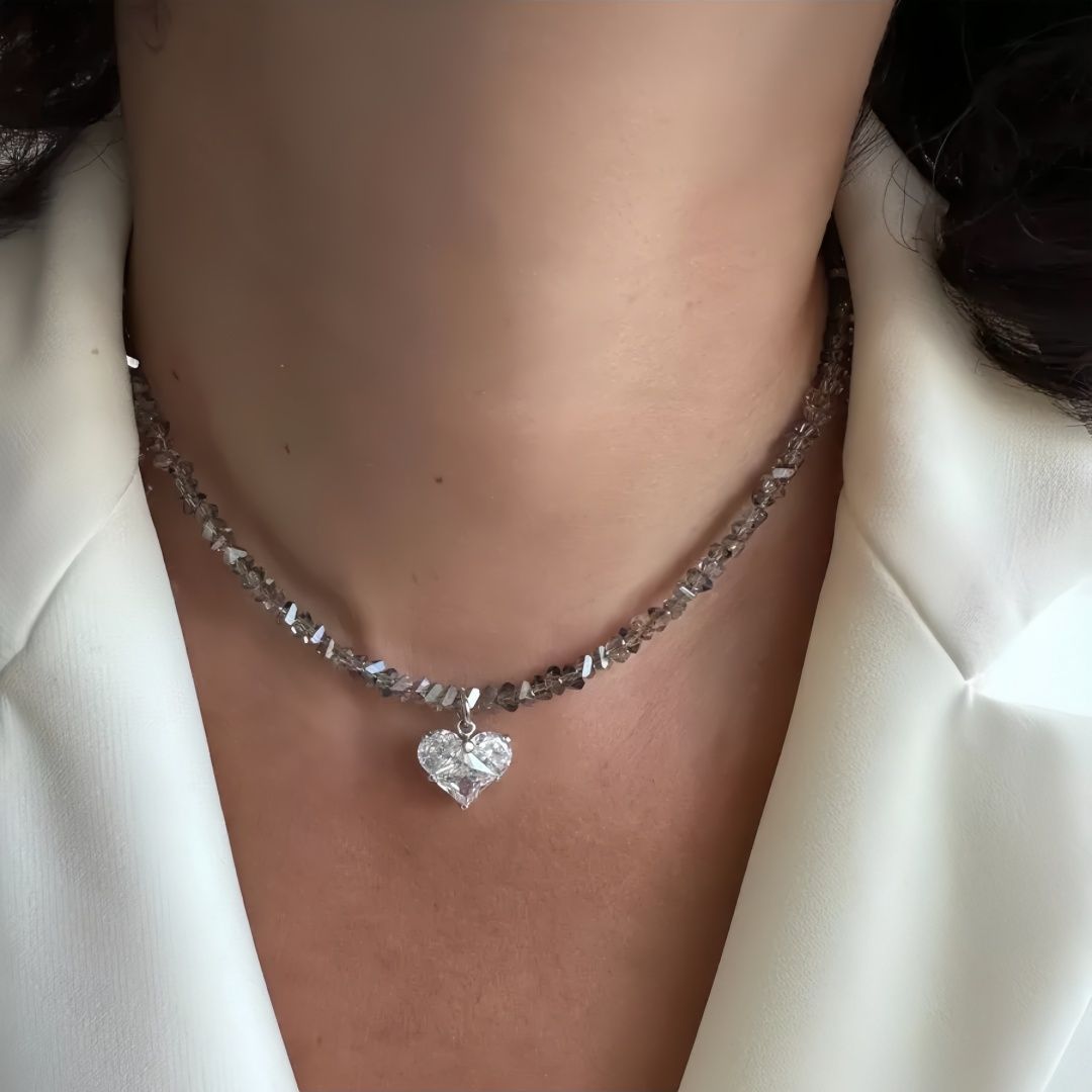 Design Exaggeraed Baroque Transparen Crysal Chain Wih Sexy Zircon Cross Pendan Necklace For Women Wedding Pray_maomaolike.com