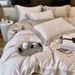 1 Gold Sun And Fluffy 120s Tencel Brushed Warm Four-Piece Set Naked Sleep Feel Long-Staple Cotton Soft Bedding_maomaolike.com