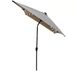 10 X 6.5Ft Rectangular Patio Solar LED Lighted Outdoor Market Umbrellas With Crank And Push Button Tilt For Garden Shade Swimming Pool_maomaolike.com