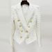 Women's New Style Star Fashion Fringed Tweed Slim Blazer_maomaolike.com