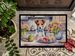 Decorating Easter Jack Russell Terrier Doormat Front Door Mat Indoor Outdoor Rugs For Entryway, Non Slip Washable Low Pile, 24H X 36W_maomaolike.com