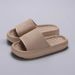 4cm Summer Non-slip Soft Cloud Slippers Women Comfy Eva Thick Platform Slides Woman Couple Bathroom Home Flip Flops_maomaolike.com
