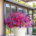 8 Bright Artificial Flowers That Do Not Fade Are Suitable For Indoor And Outdoor Decoration, Spring And Summer Decoration, Wedding And Home Decoration, And Do Not Include Containers_maomaolike.com