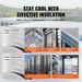 VEVOR Double Reflective Insulation Roll Foam Core Radiant Barrier 120 In X 48 In X 1/8 In_maomaolike.com