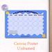 French Weekly Reward Chart Painting Poster, Cheerful Cartoon Sun & Star Themed Poster, Blank Circle Layout For Tracking Weekly Achievements, Ideal For_maomaolike.com