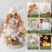 Artificial Christmas Tree, Mini Table Top Christmas Trees With Lights, Pre-lit Small Christmas Pine For Home, Office, Party Decoration, White Xmas Decorations_maomaolike.com