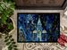 Raining Stars Doormat Front Door Mat Indoor Outdoor Rugs For Entryway, Non Slip Washable Low Pile, 24H X 36W_maomaolike.com