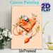 Floral Sphygmomanometer Painting Poster, Soft Watercolor Style Medical Poster, Delicate Floral-decorated Sphygmomanometer Artwork, Suitable For_maomaolike.com