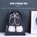 MILANDO Drawstring Shoe Bag, Waterproof Portable Travel Storage Pouch (Type 6)
_maomaolike.com