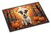 Jack Russell Terrier Fall Doormat Front Door Mat Indoor Outdoor Rugs For Entryway, Non Slip Washable Low Pile, 24H X 36W_maomaolike.com