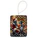 Great Dane And Santa Claus Porcelain Ornament Christmas Tree Hanging Decorations For Home Christmas Holiday, Rectangle, Gift, Multicolor_maomaolike.com