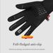 Outdoor waterproof gloves autumn and winter touch screen men's windproof warm cycling zipper sports plus velvet mountaineering skiing gloves_maomaolike.com