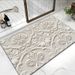 Bathroom Mat Toilet Mat Shower Mat Entrance Rug Absorbent Non-Slip Mat Soft Quick-Dry Machine Washable_maomaolike.com