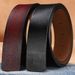 HOT Cowhide Brand Designer Craft DIY No Buckle Girdle Genuine Leather Belt Classic Waistband 3.3/3.8cm with Hole_maomaolike.com