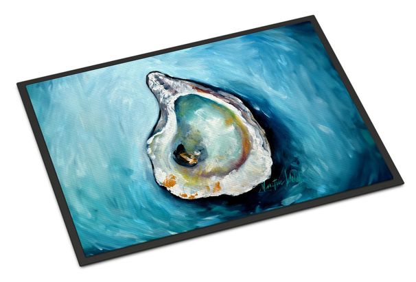 J Mac Oyster Doormat Front Door Mat Indoor Outdoor Rugs For Entryway, Non Slip Washable Low Pile, 24H X 36W_maomaolike.com