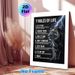 7 Rules Of Life Tiger Motivational Painting Poster, Monochrome Dramatic Lightning & Tiger Scene Poster, Uplifting Life Guidance Decor Idea For Home_maomaolike.com