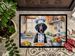 Curly-Coated Retriever The Chef Doormat Front Door Mat Indoor Outdoor Rugs For Entryway, Non Slip Washable Low Pile, 24H X 36W_maomaolike.com